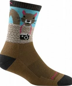 Women's Critter Club Micro Crew Lightweight With Cushion By Darn Tough