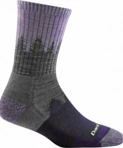 Women's Treeline Micro Crew Midweight With Cushion By Darn Tough ACCESSORIES