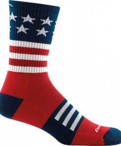 Men's Captain Stripe Micro Crew Lightweight With Cushion By Darn Tough