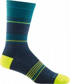 Men's Flash Stripe Crew Lightweight By Darn Tough