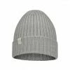 Merino Wool Knitted Hat Norval Light Grey By Buff