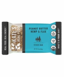 Food & Drink Single Bar | Peanut Butter Hemp & Flax By Kate's Real Food