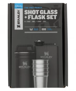 The Pre-Party Shotglass + Flask Set By Stanley