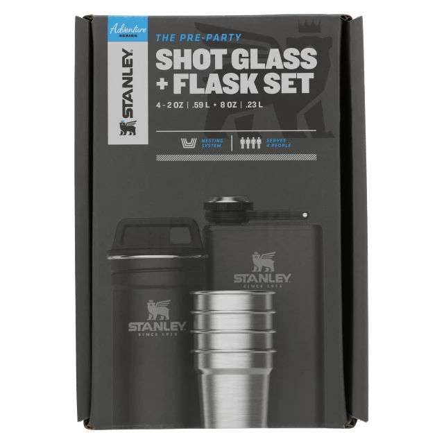 Flash Sale 👏 The Pre-Party Shotglass + Flask Set By Stanley ⭐ 1 The Pre-Party Shotglass + Flask Set By Stanley