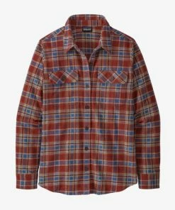 Women's L/S Organic Cotton MW Fjord Flannel Shirt By Patagoniaby