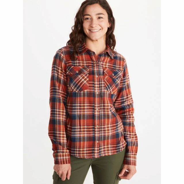 New 😀 Women's Bridget Midwt Flannel LS By Marmot Tops 🎉 2 Women's Bridget Midwt Flannel LS By Marmot Tops