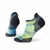 Women's Run Targeted Cushion Brush Stroke Print Low Ankle Socks By Smartwool ACCESSORIES