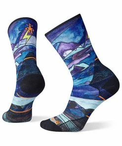 Women's Athlete Edition Run Print Crew Socks By Smartwool