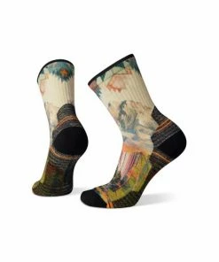 Women's PhD Hike LC Mountain Print Crew By Smartwool